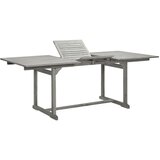 vidaXL vrtna jedilna miza (150-200)x100x75 cm trden akacijev les | Shoptok.si