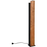  Stoječa svetilka z lesenim senčilom v črni in naravni barvi (višina 121 cm) Karuni – | Shoptok.si