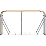  Držač za cjepanice izgledom drva 180x45x100 cm pocinčani čelik | shoptok.hr