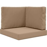  Zunanja blazina za kavč 3 pcs Taupe Poliester, (5000202302) | Shoptok.si