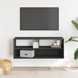 TV ormarić crni 100 x 31 x 39,5 cm konstruirano drvo i metal | shoptok.hr
