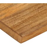 Stolna Mizna plošča z naravnim robom 90x20x3,8 cm trden mangov les, (21412293) | Shoptok.si