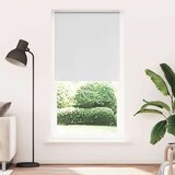 vidaXL rolo zatemnjena bela 115x210cm tkanina širina 110,7cm poliester | Shoptok.si