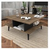 Hanah home Akya Sto za dnevnu sobu, 89x44x89cm, Orah-crni | Eponuda.ba