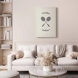  Slika - Black Badminton Rackets 60x90 Premium Print | shoptok.hr