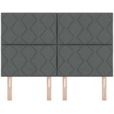  Uzglavlje Tamno siva 144 cm tkanina | shoptok.hr