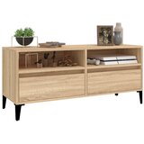 TV ormarić boja hrasta sonome 100x34,5x44,5cm konstruirano drvo | shoptok.hr