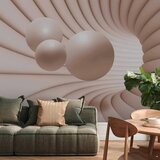 Artgeist Fototapeta Balls In The Tunnel, 250x175cm | Shoptok.si
