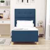  Krevetna Okvir Plava 90x200 cm Tkanina | shoptok.hr