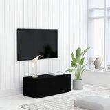 vidaXL TV omarica črna 80x34x30 cm iverna plošča Cene