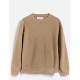 Reserved Džemper s visokim udjelom pamuka - zlatnosmeđe | shoptok.hr
