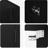  Zidni ormarić Zidne Crna 69,5 x 34 x 90 cm Konstruirano drvo | shoptok.hr