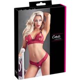 Cottelli - Raskošan čipkasti grudnjak (crveni) Cijene