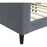  Dnevni ležaj bez madracem tamnosivi 90x190 cm baršunasti | shoptok.hr