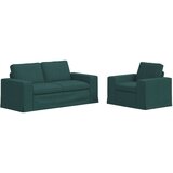 SOFA 2 pcs Tamnozelena Metal | shoptok.hr