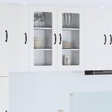  Zidni stakleni ormarić 2 pcs Bijelo 40 x 31 x 80 cm | shoptok.hr