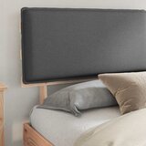  Krevetni okvir s tapiciranim uzglavljem Tamno siva 200 x 200 cm | Eponuda.com