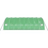  Plastenik s čeličnim okvirom zeleni 48 m² 8 x 6 x 2 85 m | shoptok.hr