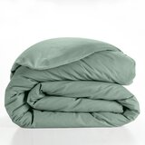 Douceur d intérieur Zelena bombažna prevleka za odejo za zakonsko posteljo/podaljšana 240x220 cm Lina – | Shoptok.si