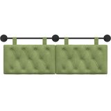  Držeće uzglavlje Zidne Svijetlo zelena 150 x 55 x 7 cm Baršun - Svijetlo zelena 140 cm bez LED | shoptok.hr