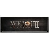  Kuhinjska preproga pralna napis coffee 60x180 cm žamet | Shoptok.si