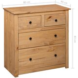  Komoda od borovine 80 x 40 x 83 cm asortiman Panama | shoptok.hr