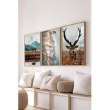 WALLXPERT Č-300735 - 3040 set dekorativnih slika u više boja (3 komada) | Eponuda.com
