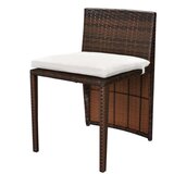 vidaXL 3-Dijelni bistro set od poliratana s jastucima smeđi | shoptok.hr