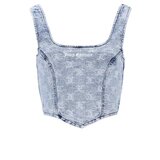 Juicy Couture ženski top Dani Denim Corset JCWC122053-131 | ePonuda.com
