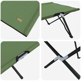  Sklopivi kamperski krevet Zelena 206 x 76 x 74 cm | shoptok.hr