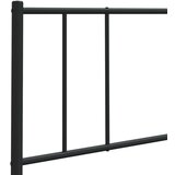  Metalno uzglavlje crno 90 cm | shoptok.hr