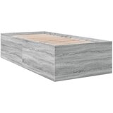  Okvir za krevet boja hrasta 100x200 cm od konstruiranog drva Slike