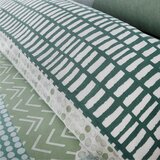 Catherine Lansfield Zelena posteljina za bračni krevet/za produženi krevet 230x220 cm Larsson Geo – | shoptok.hr