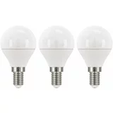 Emos Komplet 3 žarnic LED EMOS Classic Mini Globe Neutral White, 5W E14