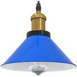 vidaXL Visilica podesiva po visini E27 sjaj tamnoplava Ø 22 cm metal | shoptok.hr