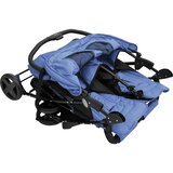  Dječja kolica za blizance modra čelična | Eponuda.com