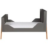 Troll nursery® otroška posteljica 2v1 torsten™ 70x140 seal grey/teak | Shoptok.si