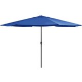  Vrtni suncobran s metalnim stupom 390 cm azurnoplavi | shoptok.hr