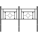  Kovinsko posteljno vzglavje črno 140 cm, (20962882) | Shoptok.si