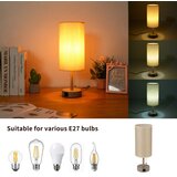  Brilagi - Stona lampa sa USB priključkom TABLON 1xE27/25W/230V, bež | Eponuda.com