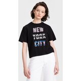Tommy Jeans New York City Crop Top Črna | Shoptok.si