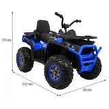 Quad Otroški quad na akumulator ATV Desert 4x4 - modri | Shoptok.si