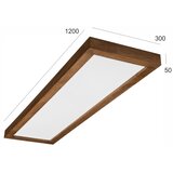  Brilagi -LED Kupatilsko svetlo WOODY FRAME LED/50W/230V 120x30 IP44 hrast trešnja | Eponuda.com