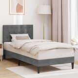  Okvir za krevet Tamnosiva 100 x 200 cm Baršun - Tamnosiva 100 x 200 cm | shoptok.hr