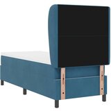 Krevet s opruga kutije Tamno plava 200 x 80 cm Baršun | Eponuda.ba