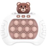 Senzorna igra Pop It Teddy Bear na baterije sa zvučnim i svjetlosnim efektima - bijela Cijene