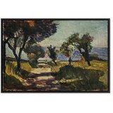  Slika - Henri Matisse – Corsican Landscape with Olive Trees 90x60 U crnom drvenom okviru | shoptok.hr
