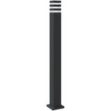  Vanjska podna svjetiljka crna 110 cm aluminijska | shoptok.hr