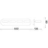 Ideal Lux led zidno spot svetlo oby 4xLED/6W/230V cri 90 belo | Eponuda.com