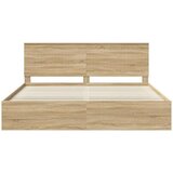  Konstrukcija postelje Sonoma 200 x 200 cm Masivno borovo les, (5000103188) | Shoptok.si